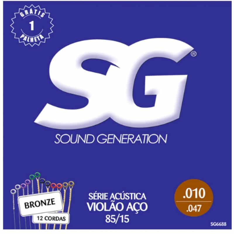 Corda de violão SG série acústica 0.010