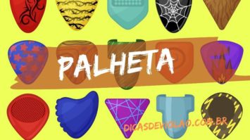 Palheta de Violão